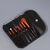 Набор кистей для макияжа SMOKY, 7 шт., в футляре, чёрный