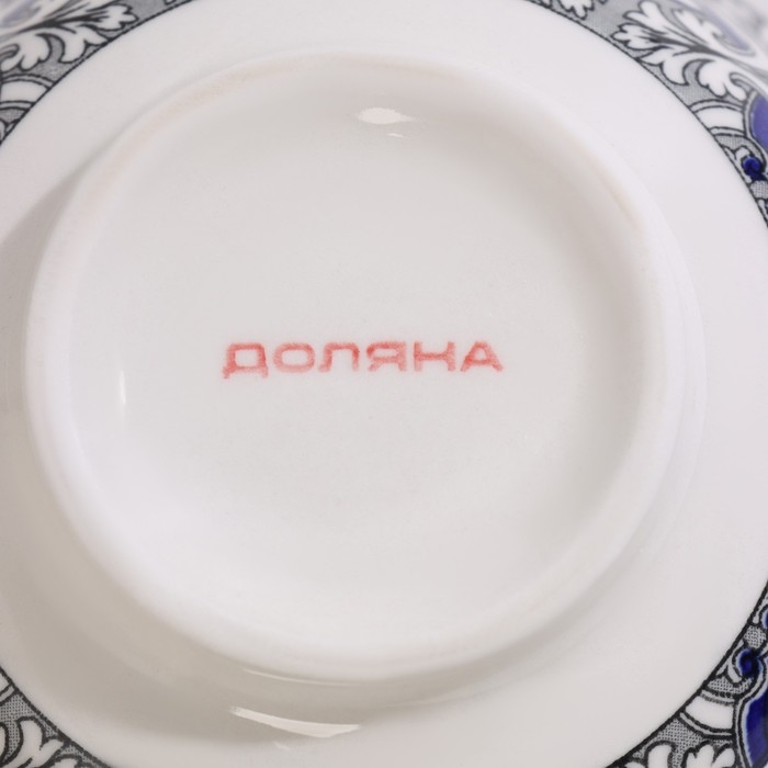 Салатник керамический Доляна &laquo;Дайра&raquo;, 350 мл, d=12,5 см, цвет серый