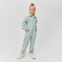 Комбинезон для девочки MINAKU: Casual collection KIDS цвет мятный, рост 128