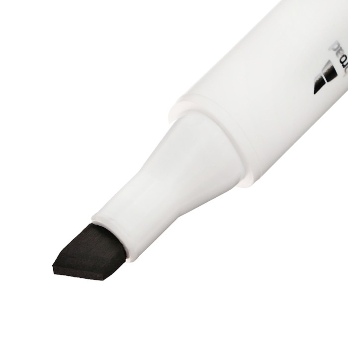 Маркер художественный, ЗХК  Маркер художественный, ЗХК "Сонет" TWIN, двусторонний: пулевидная/скошенная, спиртовая основа, чёрный, 164125-120