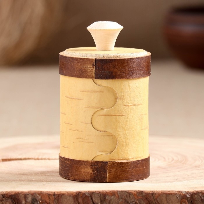 Туес &laquo;Мёд&raquo;, 6х6х11 (9 ) см