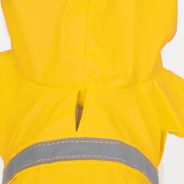 Дождевик для собак, размер М (ДС 25-30, ОГ 33-35, ОШ 21-25 см), жёлтый Дождевик для собак, размер М (ДС 25-30, ОГ 33-35, ОШ 21-25 см), жёлтый