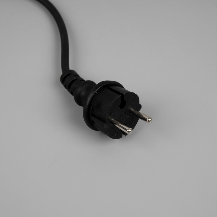 Гирлянда «Нить» 10 м, IP65, УМС, тёмная каучуковая нить, 100 LED, свечение белое, 220 В Гирлянда «Нить» 10 м, IP65, УМС, тёмная каучуковая нить, 100 LED, свечение белое, 220 В