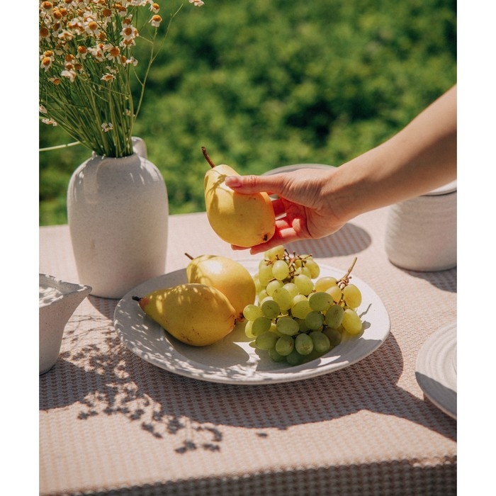 Тарелка керамическая SL Home «Арена Бланка», d=30 см, цвет белый Тарелка керамическая SL Home «Арена Бланка», d=30 см, цвет белый