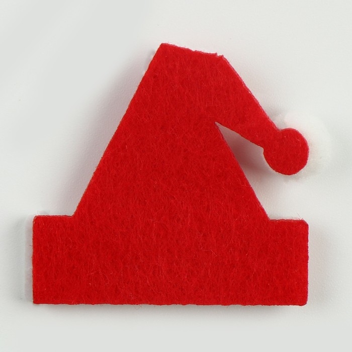 Новый год! Набор фетровых деталей для декора «Шапки» набор 5 шт., размер 1 шт. — 4 × 3,8 см, двусторонний скотч Новый год! Набор фетровых деталей для декора «Шапки» набор 5 шт., размер 1 шт. — 4 × 3,8 см, двусторонний скотч