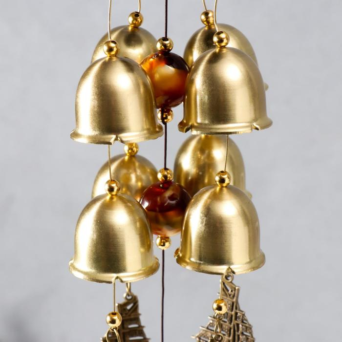 Музыка ветра металл Музыка ветра металл "Лакшми и карпы" 8 колокольчиков 66 см