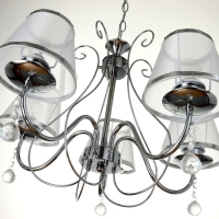 Люстра 2425/5 E27 40Вт хром 52х52х32-60 см BayerLux