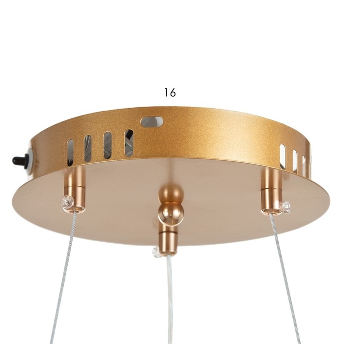 Светильник Светильник "Альхена" LED 80Вт 3000-6000К золото 45х45х10,5-110 см BayerLux