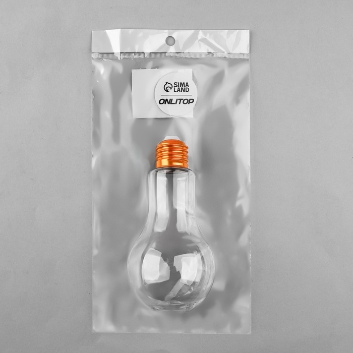 Бутылочка для хранения «Лампа», 200 мл, цвет золотой Бутылочка для хранения «Лампа», 200 мл, цвет золотой