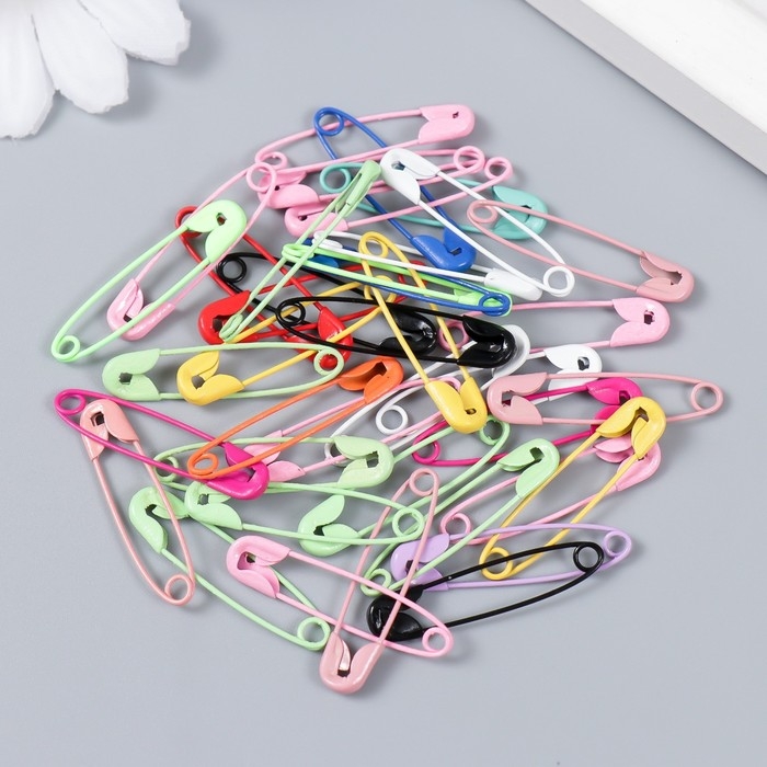 Декор для творчества металл Декор для творчества металл "Булавка" набор 40 шт 3 см