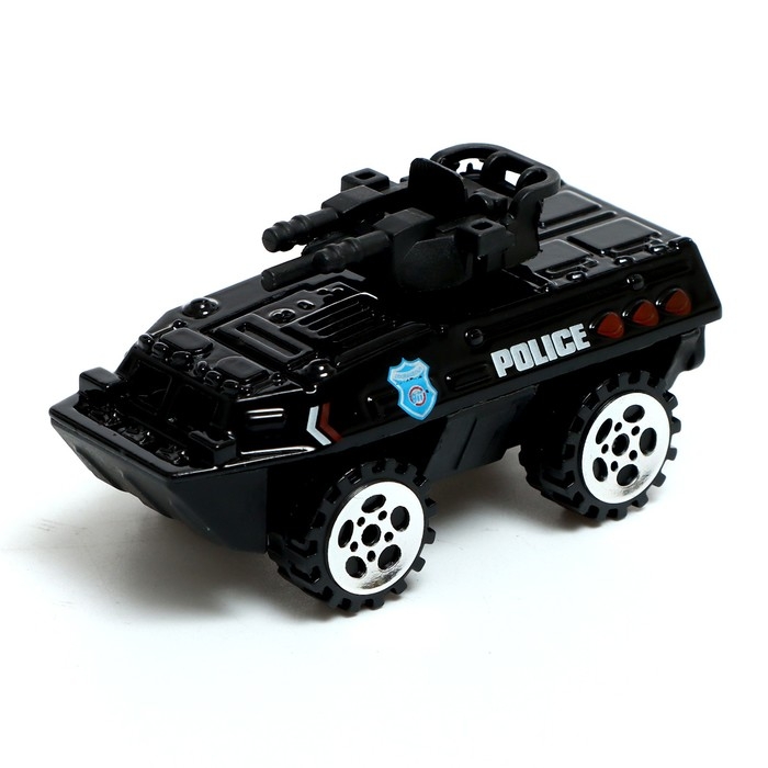 Машина металлическая «Спецслужбы», в банке, цвет МИКС Машина металлическая «Спецслужбы», в банке, цвет МИКС