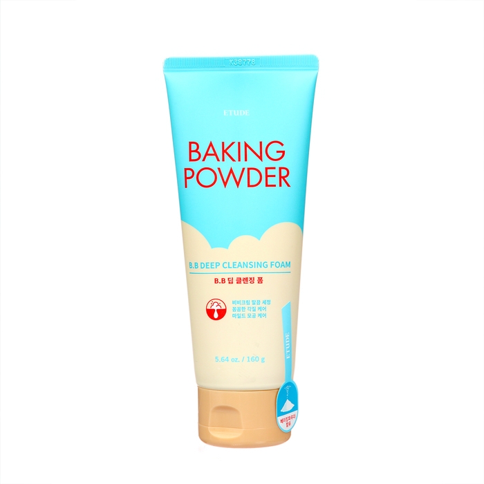 Пенка для умывания и глубокой очистки Etude House Baking Powder BB Deep Cleansing Foam, 160 мл Пенка для умывания и глубокой очистки Etude House Baking Powder BB Deep Cleansing Foam, 160 мл
