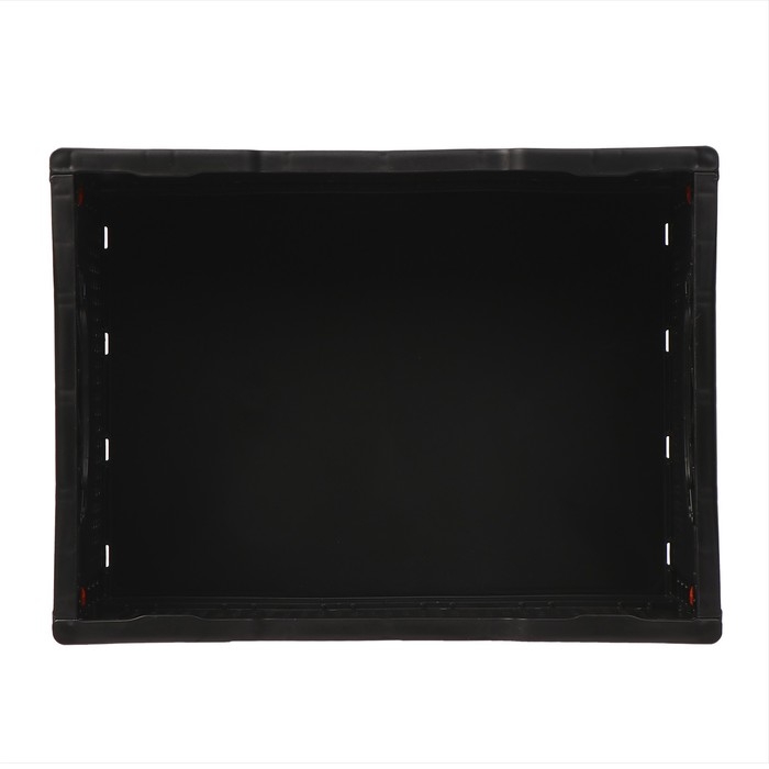 Ящик складной, пластиковый, 40 × 30 × 17 см, чёрный