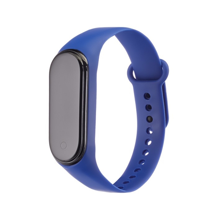 Часы наручные электронные, ремешок силикон, синие Часы наручные электронные, ремешок силикон, синие