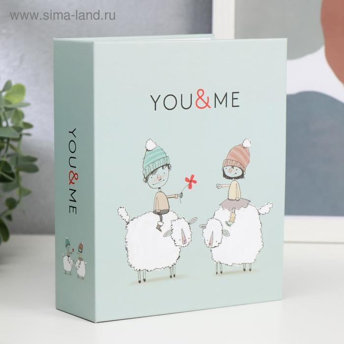 Фотоальбом на 100 фото 10х15 см Фотоальбом на 100 фото 10х15 см "Малыши и барашки" 18х14х5 см