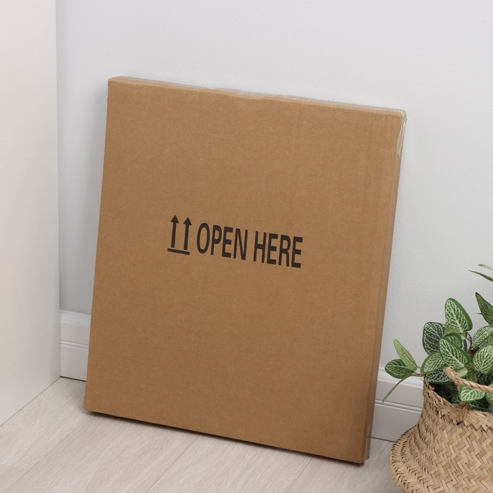 Корзина для белья Доляна «Кантри», с крышкой, 46×26×55 см, цвет бежевый Корзина для белья Доляна «Кантри», с крышкой, 46×26×55 см, цвет бежевый