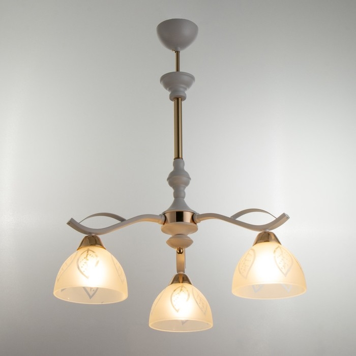 Люстра Люстра "Беалин" 3хЕ27 40Вт белый 54х54х56 см BayerLux