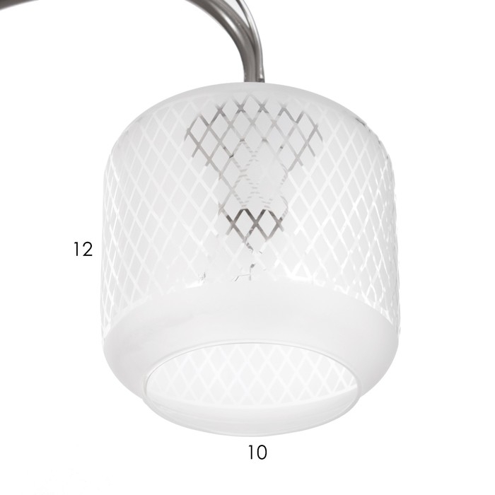 Люстра потолочная Бетти 3х40Вт Е14 Хром 54x54x29 см Люстра потолочная Бетти 3х40Вт Е14 Хром 54x54x29 см