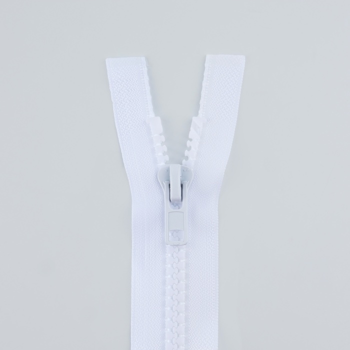 Молния «Трактор», №8, разъёмная, замок автомат, 90 см, цвет белый