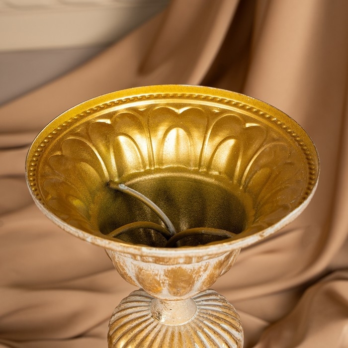 Подсвечник металл «Ярусы» для одной свечи 16 х 16 х 31 см