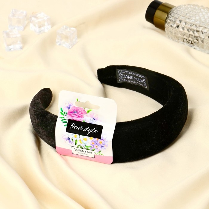 Ободок для волос Ободок для волос "Галатея" 4 см, чёрный