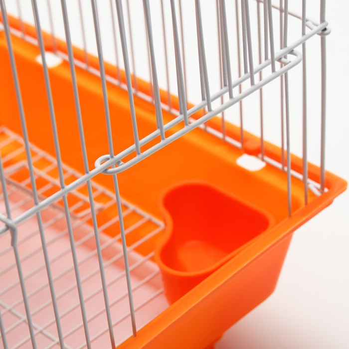 Клетка для грызунов с наполнением RT-3, 30 х 23 х 39 см, оранжевая (фасовка 12 шт) Клетка для грызунов с наполнением RT-3, 30 х 23 х 39 см, оранжевая (фасовка 12 шт)