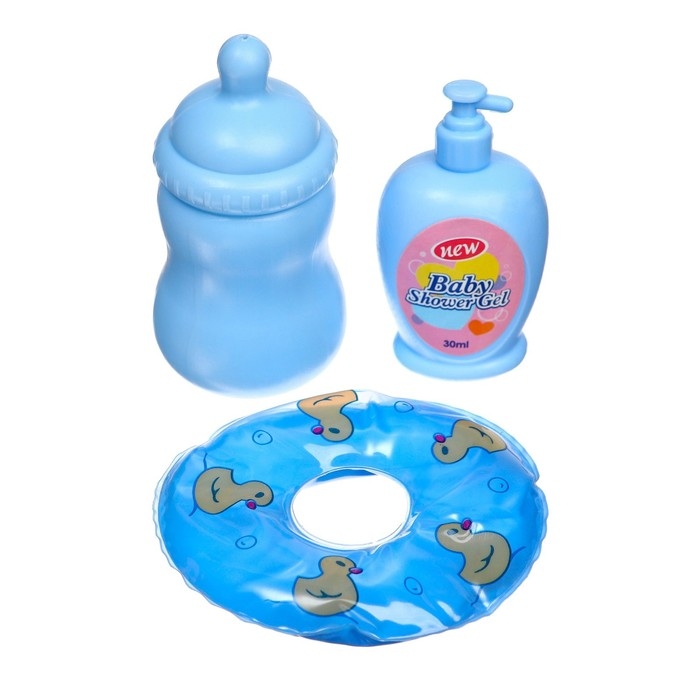 Набор резиновых игрушек для ванны &laquo;Игры малыша&raquo;, 7 шт, с пищалкой, Крошка Я