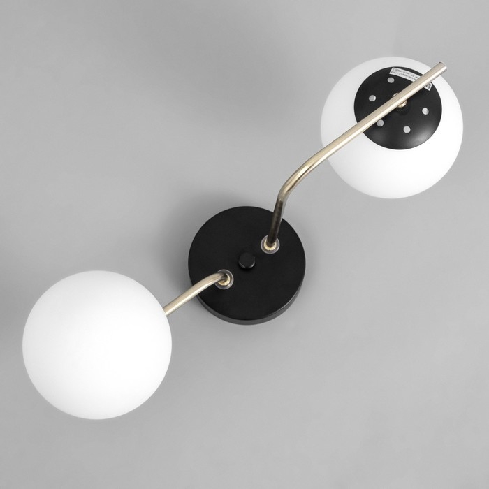 Люстра Люстра "Скарлет" 2х40Вт Е27 Чёрный, золото 33х13,5х16см