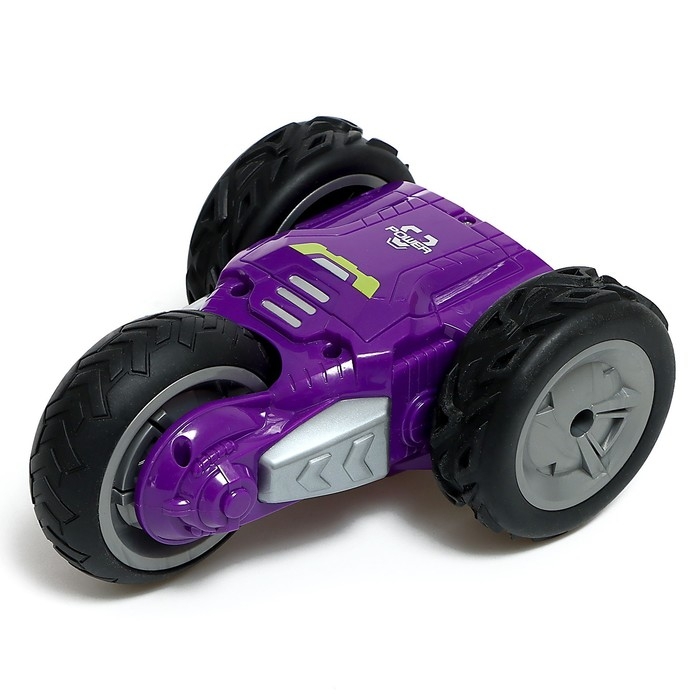 Перевёртыш радиоуправляемый «Трюкач», свет, цвет фиолетовый Перевёртыш радиоуправляемый «Трюкач», свет, цвет фиолетовый