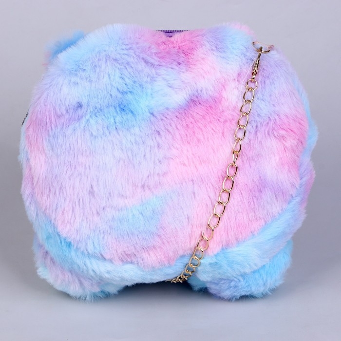 Сумка детская меховая «Пушистик», 15.5х12.7х4 см