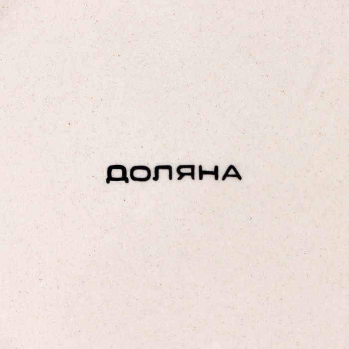 Тарелка керамическая десертная Доляна «Морской мир», d=19 см, цвет голубой