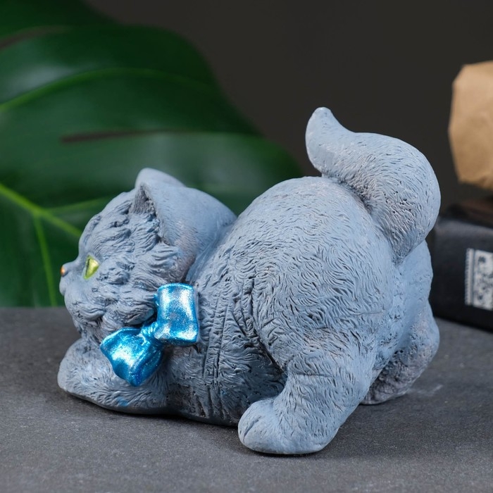 Фигура  Фигура "Котенок с бантом" 12х8х8см
