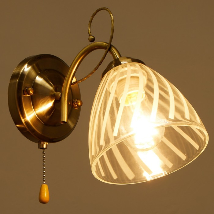 Бра 1570/1 E27 40Вт бронза 25х14х18 см