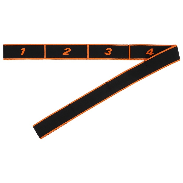 Эспандер-лента Sangh, эластичная, с захватами, 90х4 см, цвет оранжевый Эспандер-лента Sangh, эластичная, с захватами, 90х4 см, цвет оранжевый