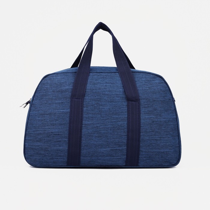 Сумка дорожная на молнии, наружный карман, длинный ремень, цвет синий Сумка дорожная на молнии, наружный карман, длинный ремень, цвет синий