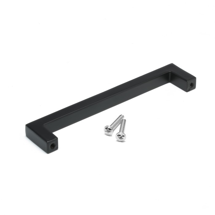 Ручка-скоба CAPPIO SQUARE2 RSC007, алюминий, м/о 128 мм, цвет черный Ручка-скоба CAPPIO SQUARE2 RSC007, алюминий, м/о 128 мм, цвет черный