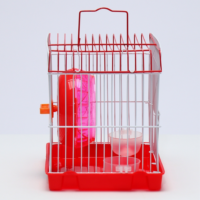 Клетка для грызунов укомплектованная RT-2q, 22 х 16 х 20 см, красная (фасовка 30 шт) Клетка для грызунов укомплектованная RT-2q, 22 х 16 х 20 см, красная (фасовка 30 шт)