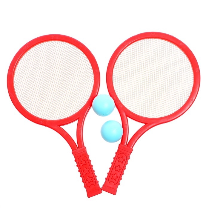 Набор ракеток: 2 ракетки, 2 мяча, МИКС Набор ракеток: 2 ракетки, 2 мяча, МИКС