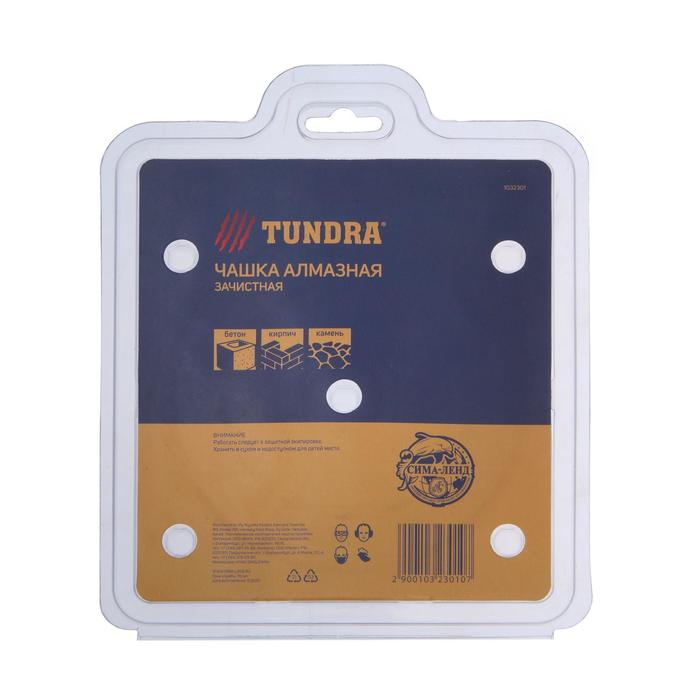 Чашка алмазная зачистная ТУНДРА, TURBO-сегментная, 125 мм Чашка алмазная зачистная ТУНДРА, TURBO-сегментная, 125 мм