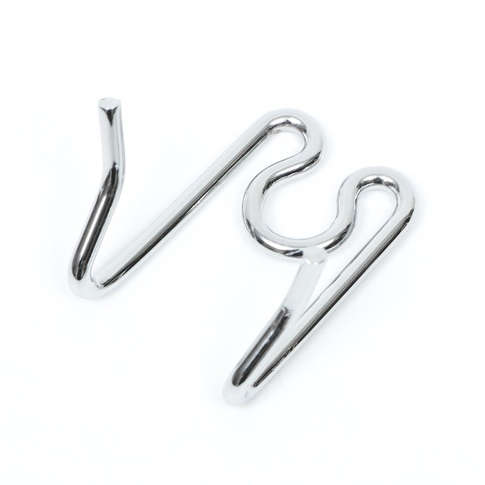 Звено для строгого ошейника - полуудавки, хромированная сталь, толщина 2,5 мм Звено для строгого ошейника - полуудавки, хромированная сталь, толщина 2,5 мм