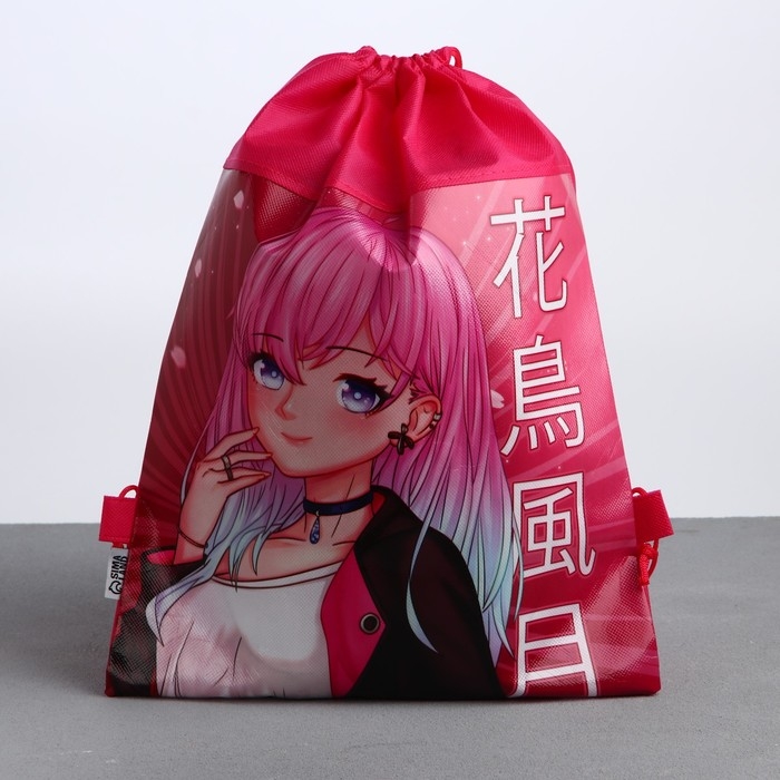 Мешок для обуви «Аниме девушка» полиэстер, размер 30 х 40 см Мешок для обуви «Аниме девушка» полиэстер, размер 30 х 40 см