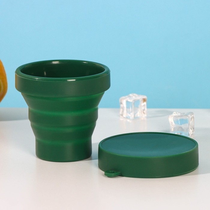 Стакан складной Доляна «Алан», силикон, 150 мл, 8,5×8 см, цвет МИКС Стакан складной Доляна «Алан», силикон, 150 мл, 8,5×8 см, цвет МИКС