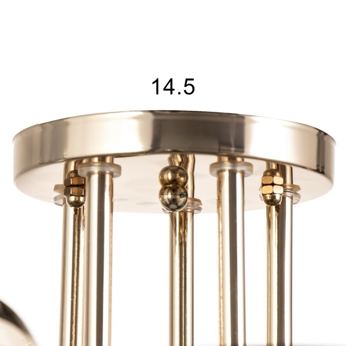 Люстра Люстра "Рейна" 5хЕ27 40Вт черный 60х60х27 см BayerLux