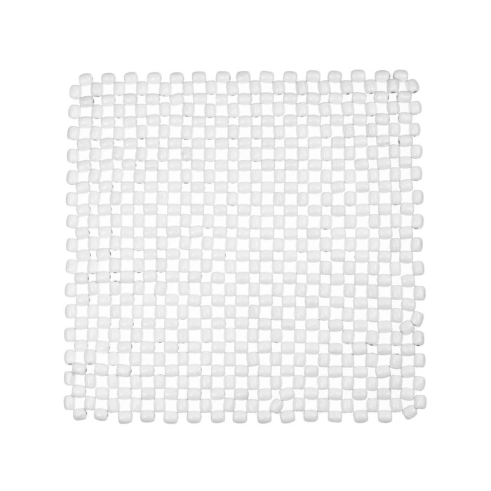 Накидка-массажер на сиденье 42х42 см, дерево, белый Накидка-массажер на сиденье 42х42 см, дерево, белый