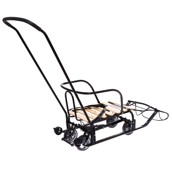 Санки «Тимка 5 универсал», цвет чёрный Санки «Тимка 5 универсал», цвет чёрный