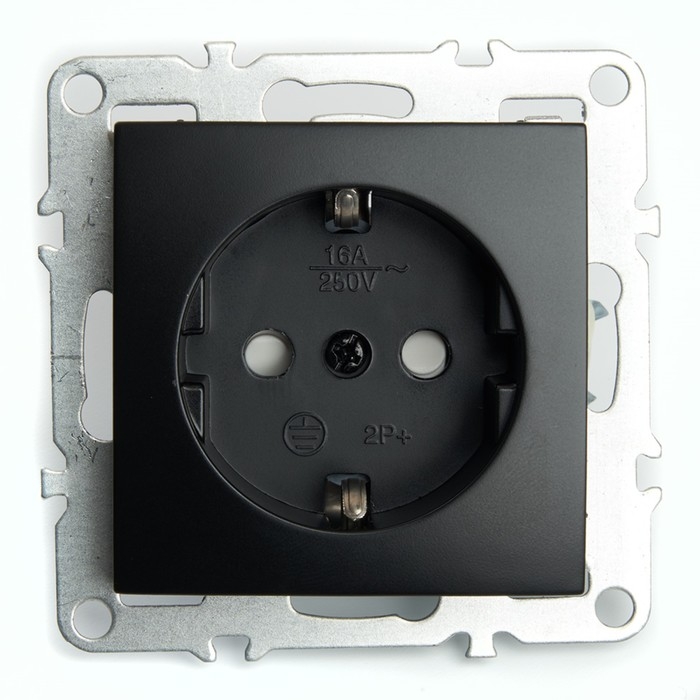 Розетка 1-местная с/з (механизм) с защитной шторкой, , STEKKER серия Эрна, PST16-9110-03, че 1022448 Розетка 1-местная с/з (механизм) с защитной шторкой, , STEKKER серия Эрна, PST16-9110-03, че 1022448