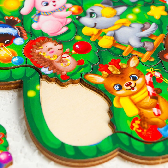 Новогодняя головоломка «Новый год! Нарядная ёлка» Новогодняя головоломка «Новый год! Нарядная ёлка»