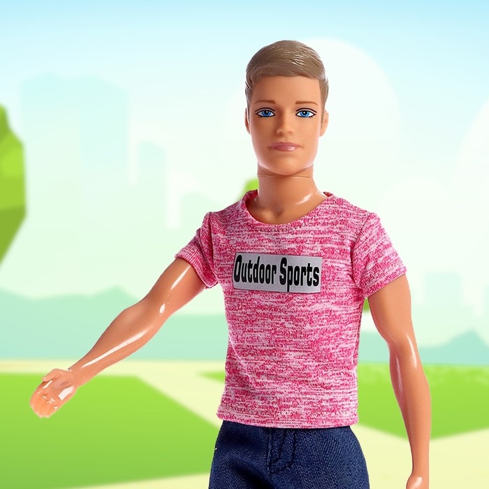 Кукла-модель «Марк» цвет розовый Кукла-модель «Марк» цвет розовый