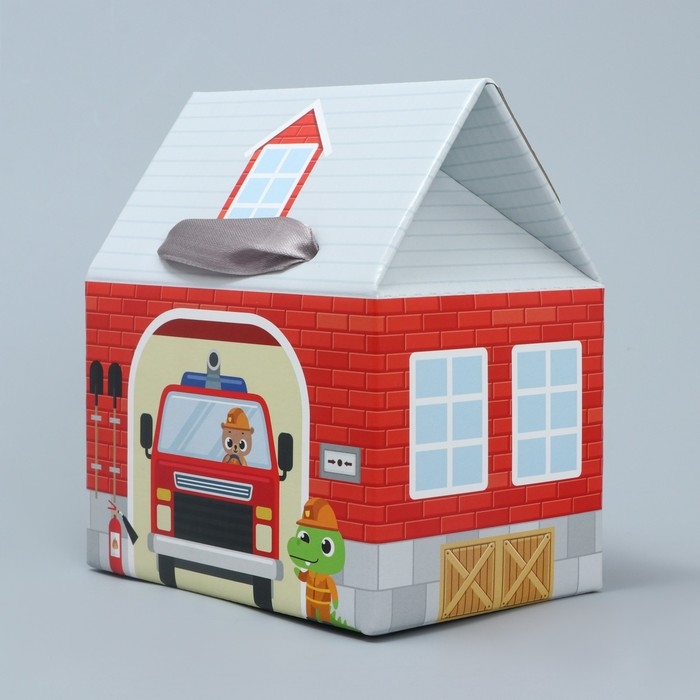 Коробка подарочная складная, упаковка, «Пожарная станция », 15 х 18 х 10 см Коробка подарочная складная, упаковка, «Пожарная станция », 15 х 18 х 10 см