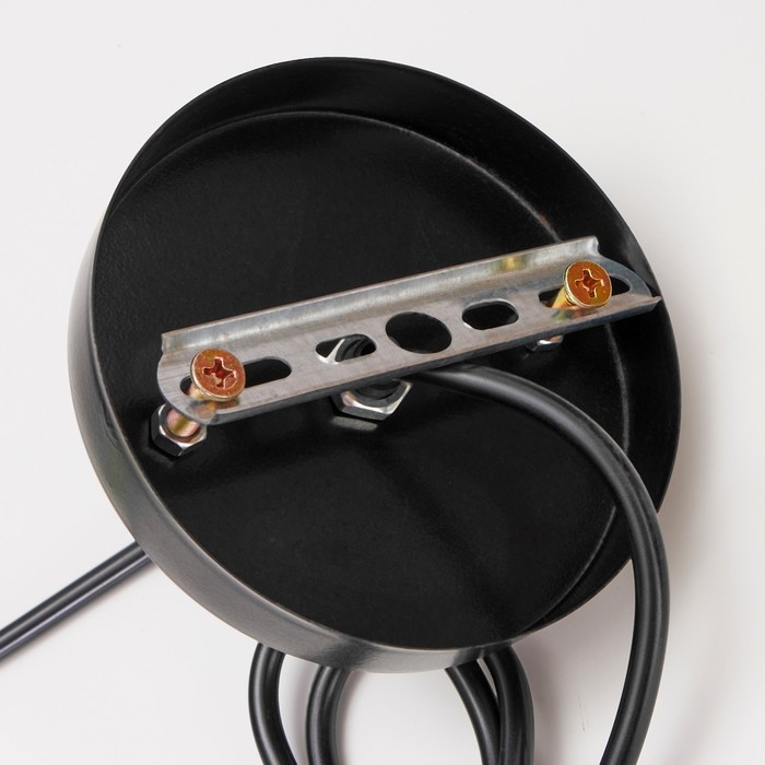 Светильник BayerLux 1398/1BK E27 40Вт черный 40х40х23 см